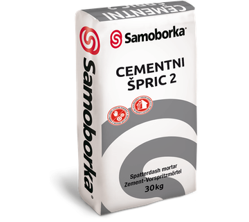 SAMOBORKA CEMENTNI ŠPRIC 2 mm – 30 kg - cover