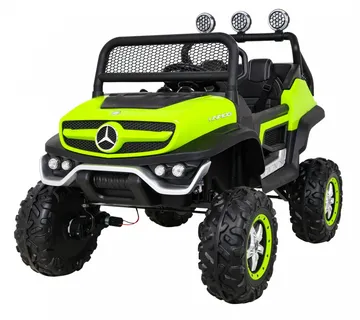 Licencirani auto na akumultor Mercedes BENZ UNIMOG S - zeleni - cover