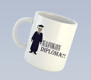 Šaljiva šalica za diplomu - cover