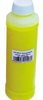 EUROLITE UV-active stamp ink, transp.yellow, 250ml - cover