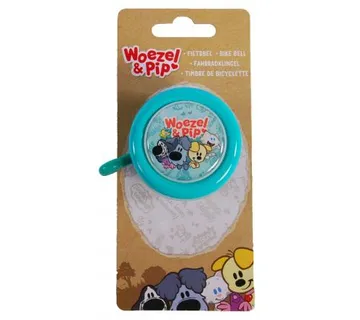 Zvono na bicikl Woezel&Pip mint plava - cover