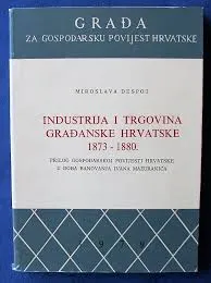 Miroslava Despot – Industrija i trgovina građanske Hrvatske - cover