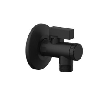 Kutni ventil 1/2&quot;x3/8&quot; kuglasti sa filterom ROSAN Dark - cover
