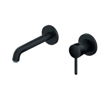 Podžbukna miješalica (slavina) za umivaonik izljev 180mm ROSAN Dark - cover