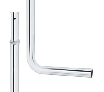Cijev crom za ispirač za WC školjku fi 26mm 590-750mm ROSAN - cover