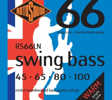 ROTOSOUND RS66LN 45-100 SWING BASS NICKEL, žice za bas gitaru - cover