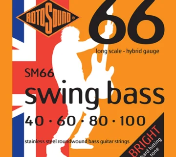 ROTOSOUND SM66 40-100 SWING, hibridan set žica za bas gitaru  - cover