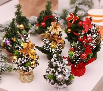 Dekoracija božićno stolno drvce - cover