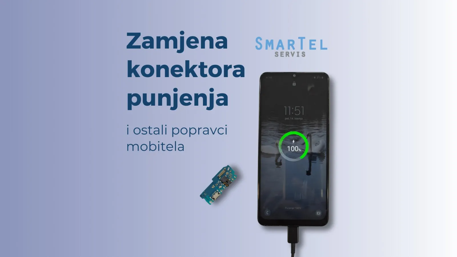 Zamjena konektora punjenja na mobitelima i tabletima - Zagreb - cover