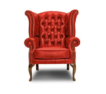 Chesterfield Fotelja Plainwing | 1-sjedište | Red - cover