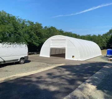 Montažna hala / montažni šator 9.15x20m 4,5m (V) 183m2 DOSTUPNO ODMAH - cover