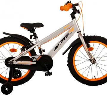 Volare dječji bicikl Rocky 18" sivi s dvije ručne kočnice  - cover