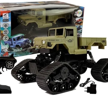 Off-Road Pickup 1:12 Remote Controlled R / C Yellow Tracks - cover
