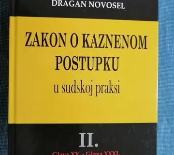 Ana Garačić i Dragan Novosel – Zakon o kazneno postupku II. - cover