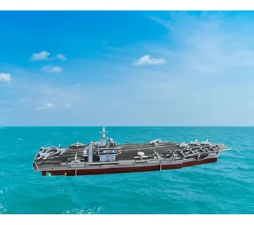 3D dječje puzzle - nosač aviona - cover