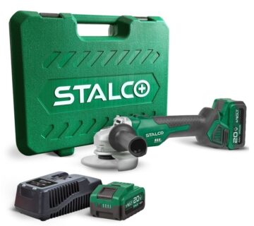 Stalco aku kutna brusilica AGS20-12BL 2x4Ah +punjač +kofer S-97301 - cover