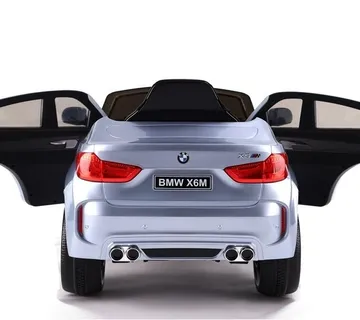 Licencirani auto na akumulator BMW X6 - sivi/lakirani - cover