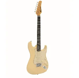 DIMAVERYST-303 E-Gitarre, relic white - cover
