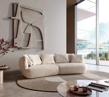 Sofa Roya 320x138cm, Materijal: Rebrasta tkanina - cover