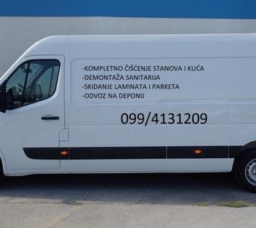 ® KOMPLETNO ČIŠĆENJE STANOVA I ODVOZ NA DEPONIJ 099/4131-209 AKCIJA ! - cover