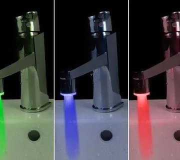 LED lampa za pipu, slavinu (3 boje) - cover