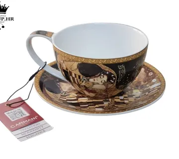 PORCULANSKA ŠALICA I TANJURIĆ GUSTAV KLIMT - NOVO!/ R1, RATE! - cover