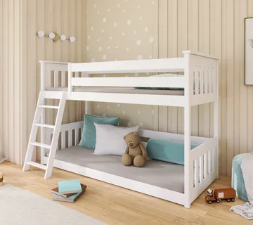 Drveni dječji krevet na kat Kevin – 160×80 - cover