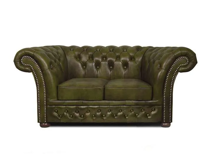 Chesterfield Dvosjed Winfield Basic Luxe Leather | 2-sjedišta - cover