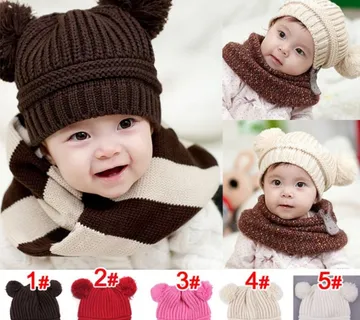 Pletena dječja kapa univerzalna veličina - cover