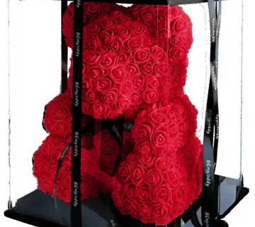 Najveći medvjedić od ruža čak 40 cm + RAČUN - cover