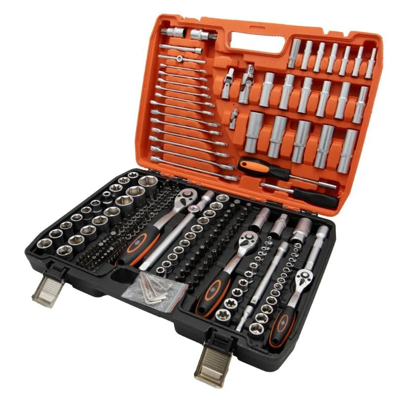 Set nasadnih ključeva  1/2" 3/8" 1/4"  215 komada - cover