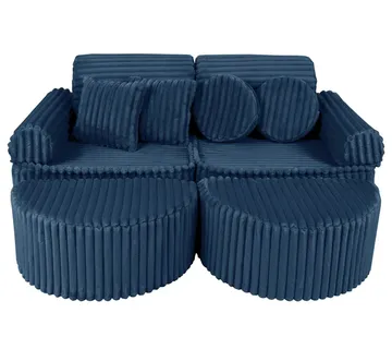 Modularna sofa - plava - cover