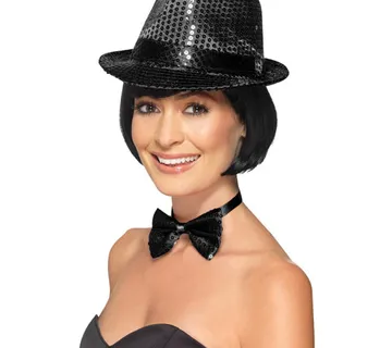 Crni šeširić sa šljokicama - cover