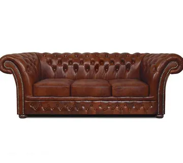 Chesterfield Trosjed Winfield Basic Luxe Leather | 3-sjedišta - cover