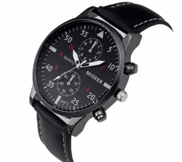 Muški elegantni kožni sat Migeer - cover