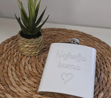 Pljoska (bijela) - cover