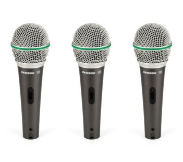 SAMSON Q6 3 PACK DYNAMIC MICROPHONE - cover