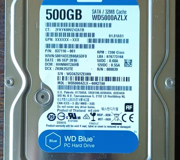 HDD 500GB više vrsta - cover