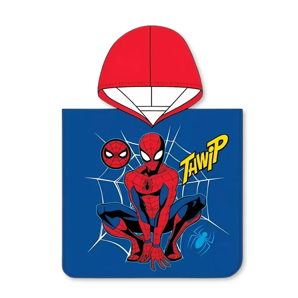 Spider-Man ‘Responsibility’ dječji poncho za plažu, 50×115 cm - cover