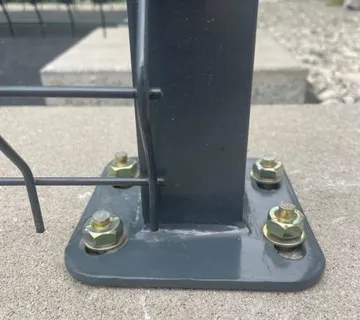 STUP ZA PANEL OGRADU 85 CM - (VG / ZG) + GRATIS pribor za ugradnju - cover