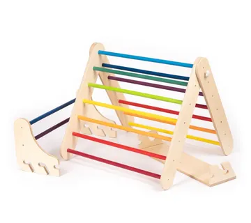 Pikler trokutasta penjalica s dodatkom za švedski zid - cover