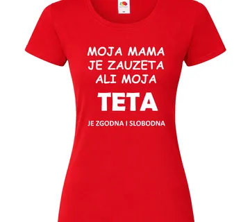 Majica zgodna teta - cover