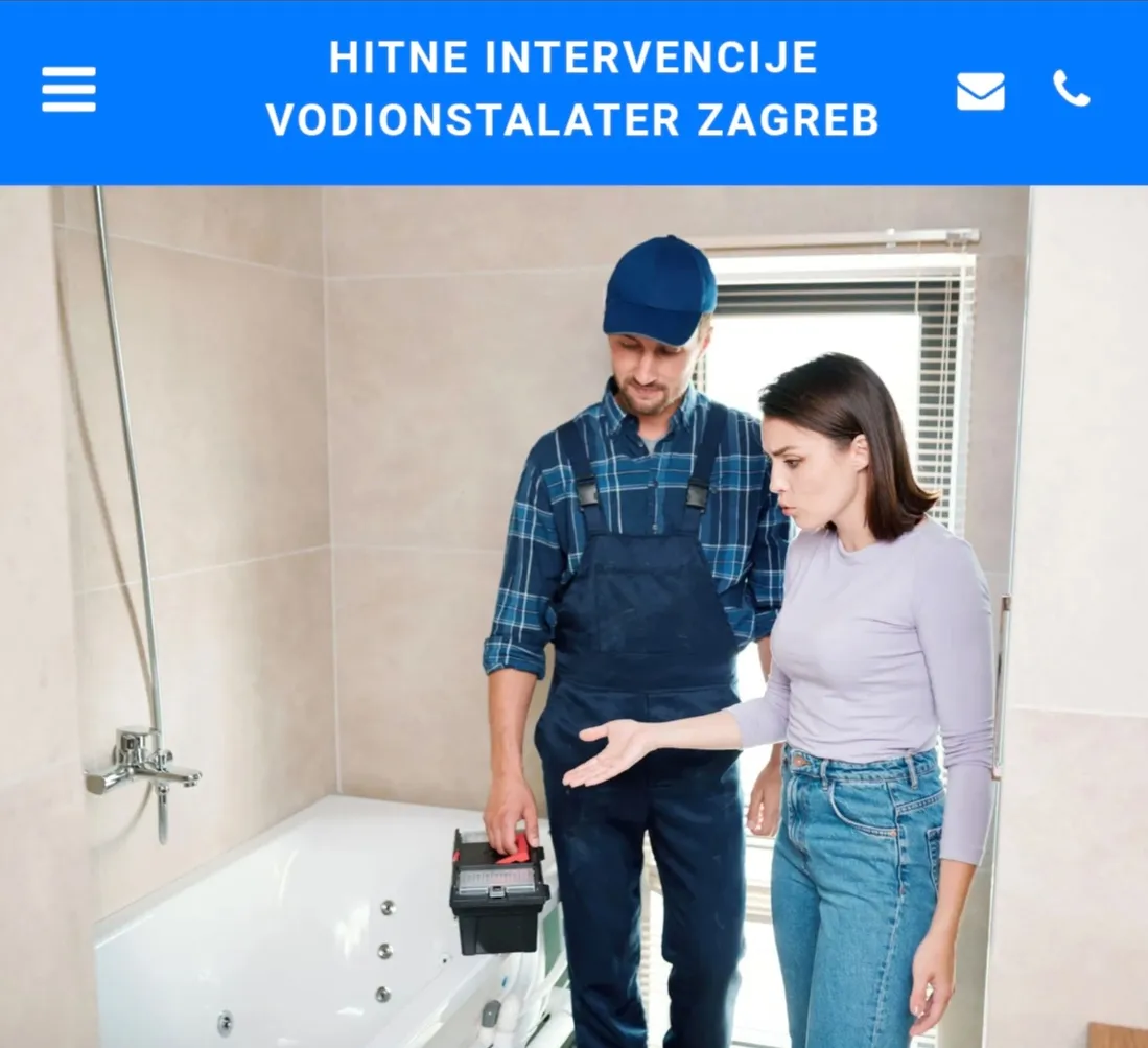 HITNE INTERVENCIJE VODOINSTALATER ZAGREB Nazovite odmaah 091-792-9497 - cover