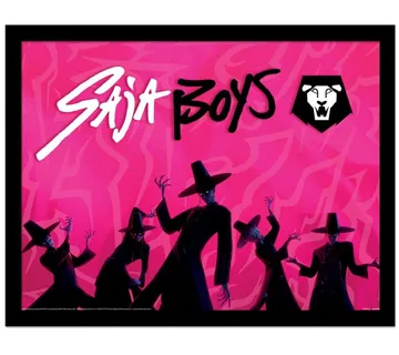 Uokvirena slika KPop Demon Hunters Saja Boys - cover