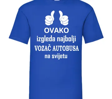 Majica za najboljeg vozača autobusa - cover