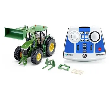 Siku John Deere 7310R s prednjim utovarivačem i daljinskim upravljačem - cover