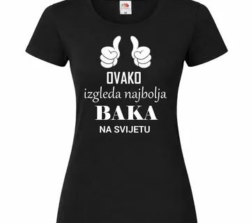 Majica za najbolju baku - cover