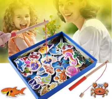 Velika slagalica magnetni ribolov Morski svijet - cover