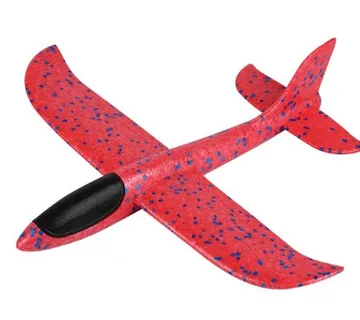 Avion od stiropora 48x47cm s LED diodama crveni - cover