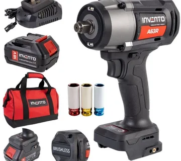 Aku udarni ključ 1180Nm set + 3 udarna ključa za alu felge - cover